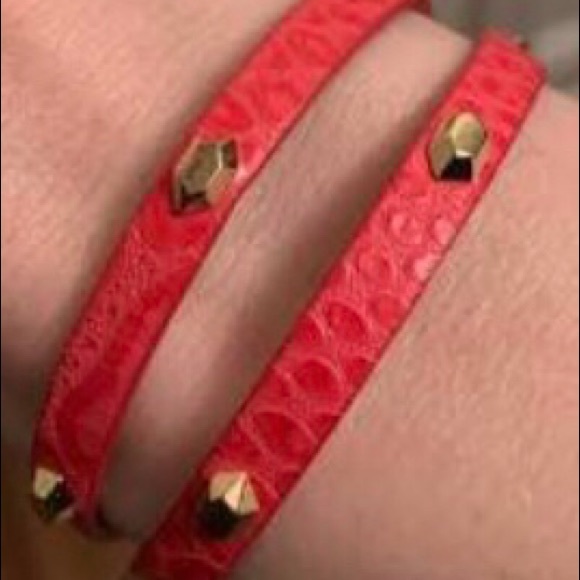 Stella and Dot red Hudson wrap bracelet - Picture 3 of 4